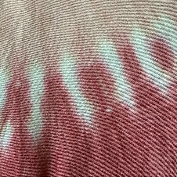 Old Navy Women's L Pink Ombre Pull Over Sleeved Scoop Neck Cotton Sweatshirt - Picture 8 of 14